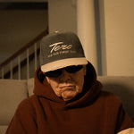 FADED DISTRESSED HAT - BLACK