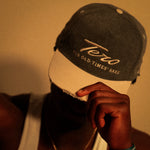 FADED DISTRESSED HAT - BLACK