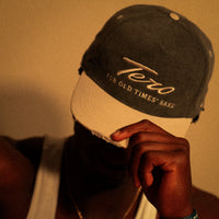 FADED DISTRESSED HAT - BLACK