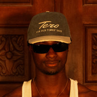 FADED DISTRESSED HAT - BLACK