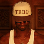 FADED DISTRESSED HAT - BROWN
