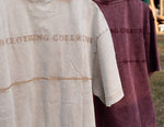 OVERSIZED FADED TEE - CREAM