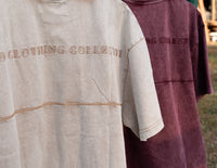 OVERSIZED FADED TEE - CREAM