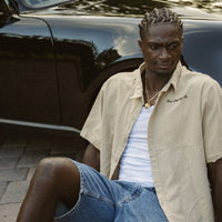 DISTRESSED MECHANIC BUTTON DOWN