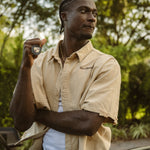 DISTRESSED MECHANIC BUTTON DOWN