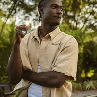 DISTRESSED MECHANIC BUTTON DOWN