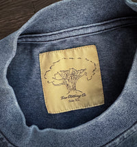 OVERSIZED FADED TEE - NAVY