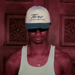 FADED DISRESSED HAT - NAVY