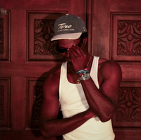 FADED DISTRESSED HAT - BLACK