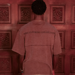 OVERSIZED FADED TEE - BROWN