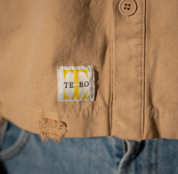 DISTRESSED MECHANIC BUTTON DOWN