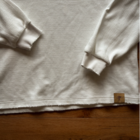 Waffle Tee - Ivory