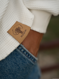 Waffle Tee - Ivory