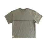 OVERSIZED FADED TEE - AGED GREEN