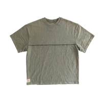 OVERSIZED FADED TEE - AGED GREEN