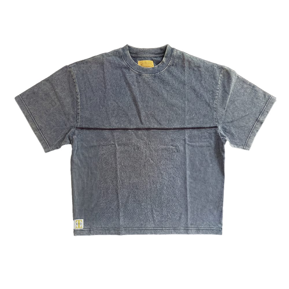 OVERSIZED FADED TEE - NAVY