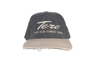 FADED DISTRESSED HAT - BLACK