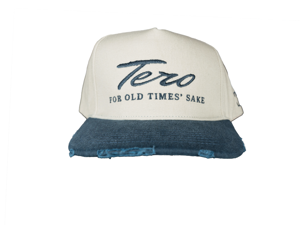 FADED DISTRESSED HAT - NAVY
