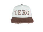 FADED DISTRESSED HAT - BROWN