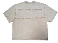 OVERSIZED FADED TEE - CREAM