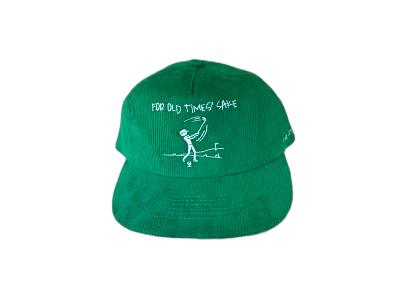 CORDUROY "JUST MISSED IT HAT "- KELLY GREEN