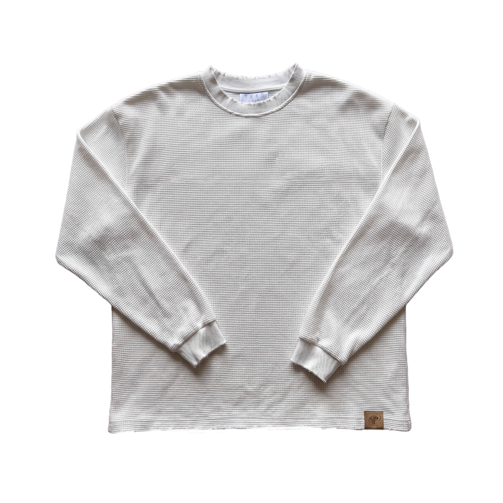 Waffle Tee - Ivory